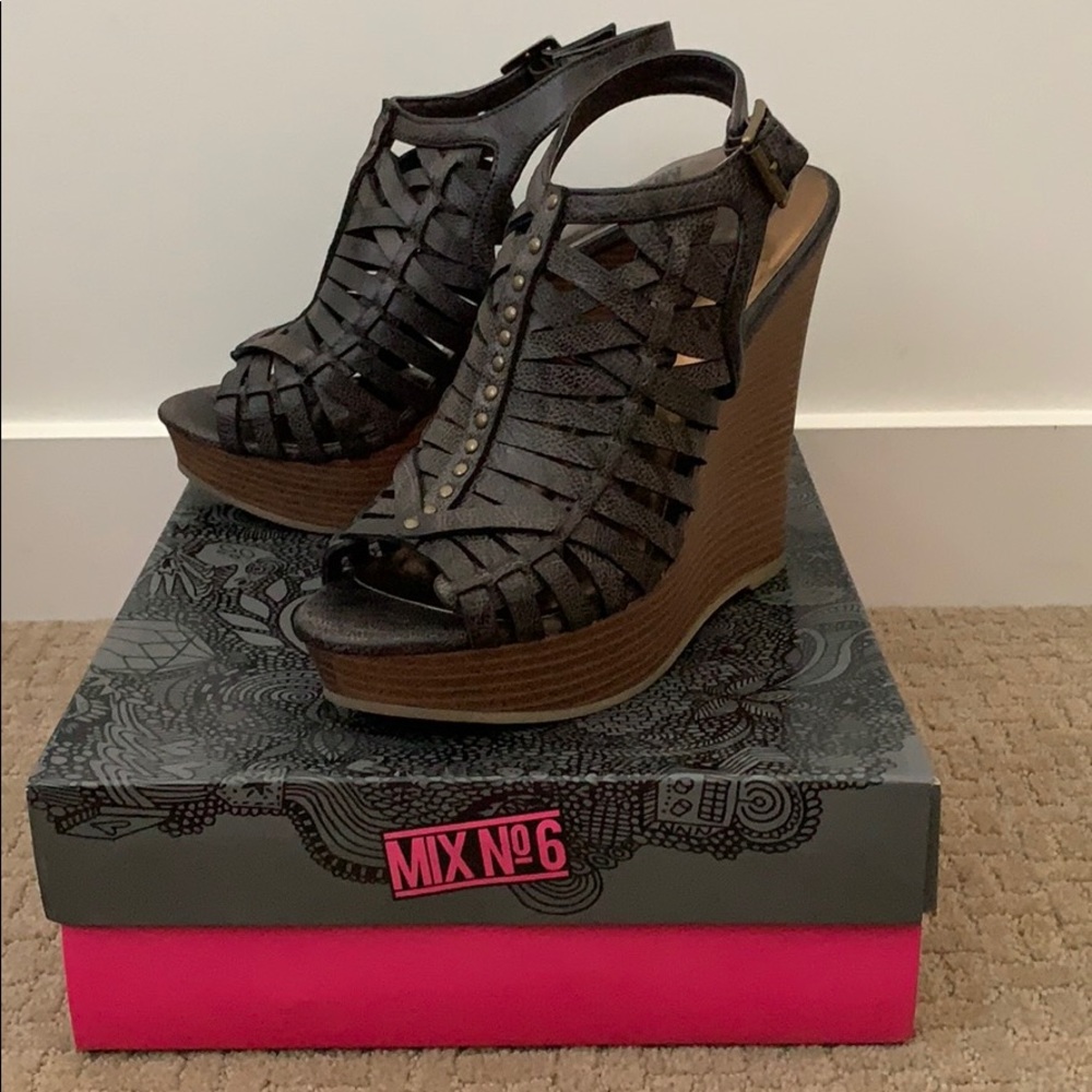 Mix No6 Platform Wedge Sandal